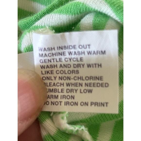 GAP Bundle – NWT – Pink Lace Cami & Green Striped Tank – Size L / 38C - Picture 5 of 8